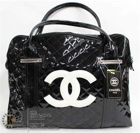chanel black purse replica